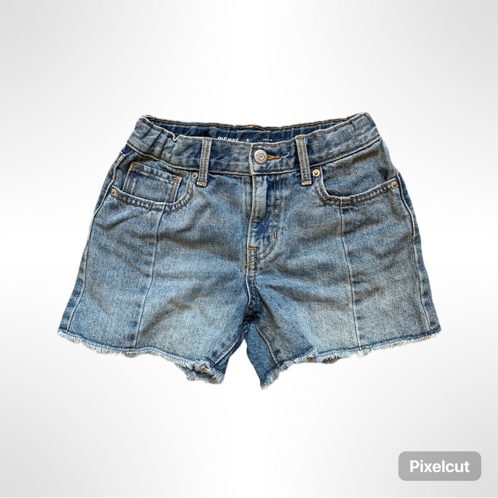 Blue denim Jean shorts Old Navy girls size 8